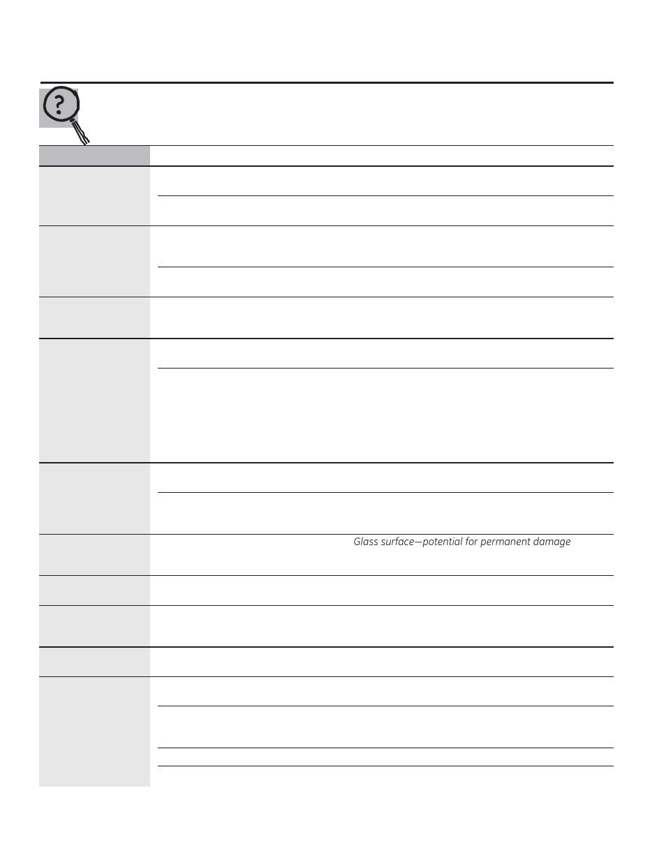 Before you call for service | GE JB850EFES User Manual | Page 36 / 88