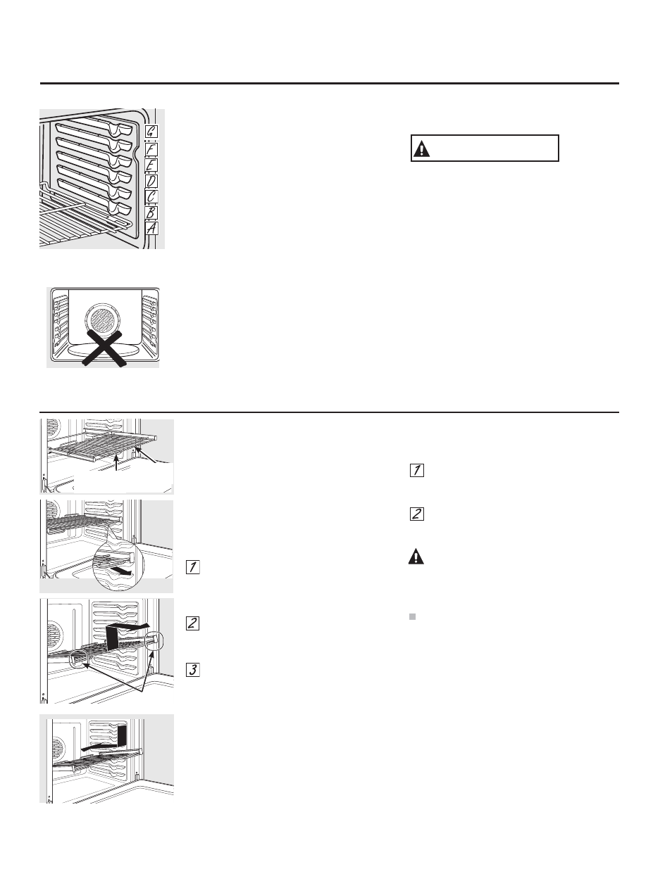 Cómo usar el horno, Precaución | GE JB850EFES User Manual | Page 56 / 88