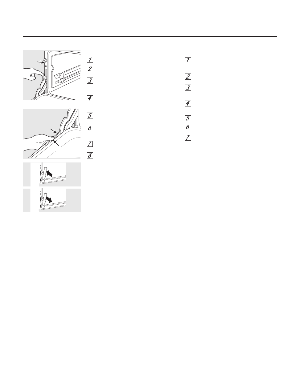 Puerta del horno superior desmontable | GE JB850EFES User Manual | Page 75 / 88