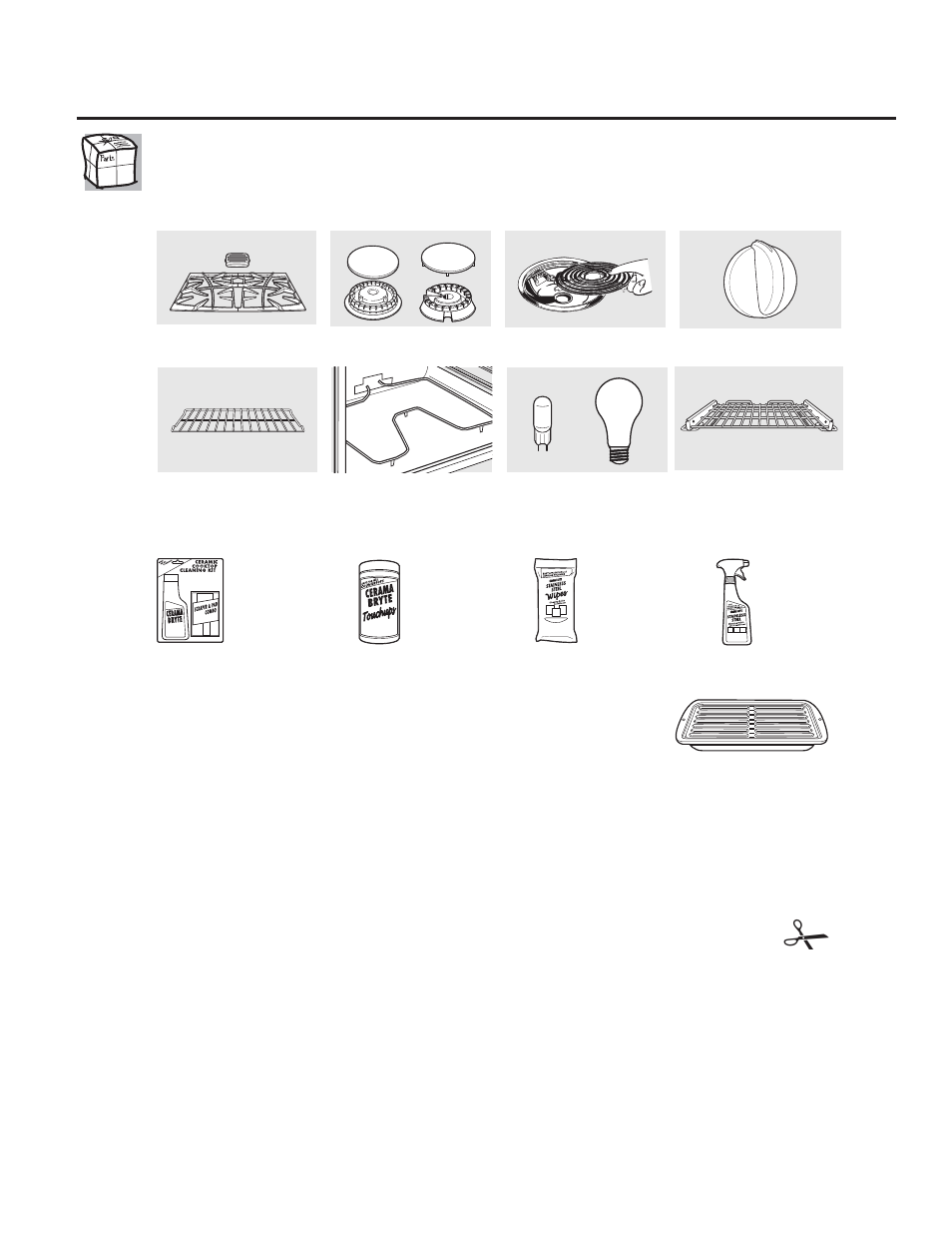 Accesorios, Formulario de solicitud de la bandeja para asar | GE JB850EFES User Manual | Page 85 / 88