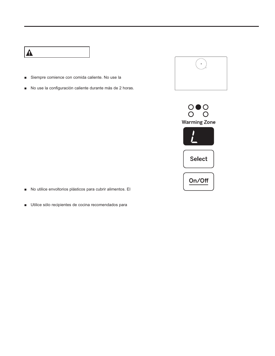 Advertencia | GE PHS920SFSS User Manual | Page 38 / 56