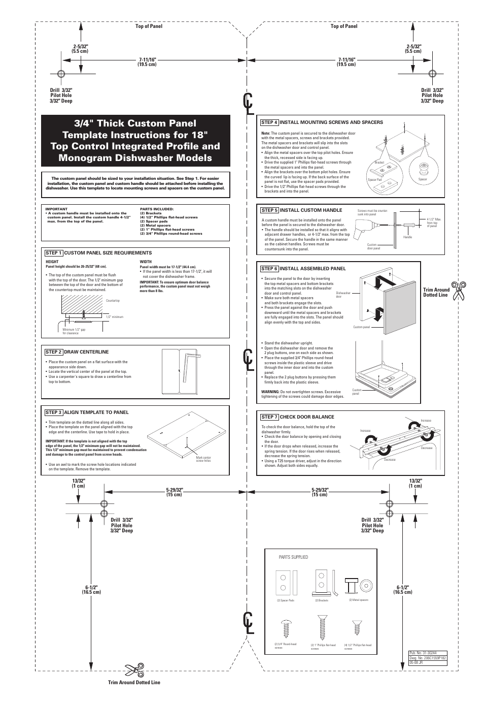 GE PDW1860NSS User Manual | Page 2 / 14