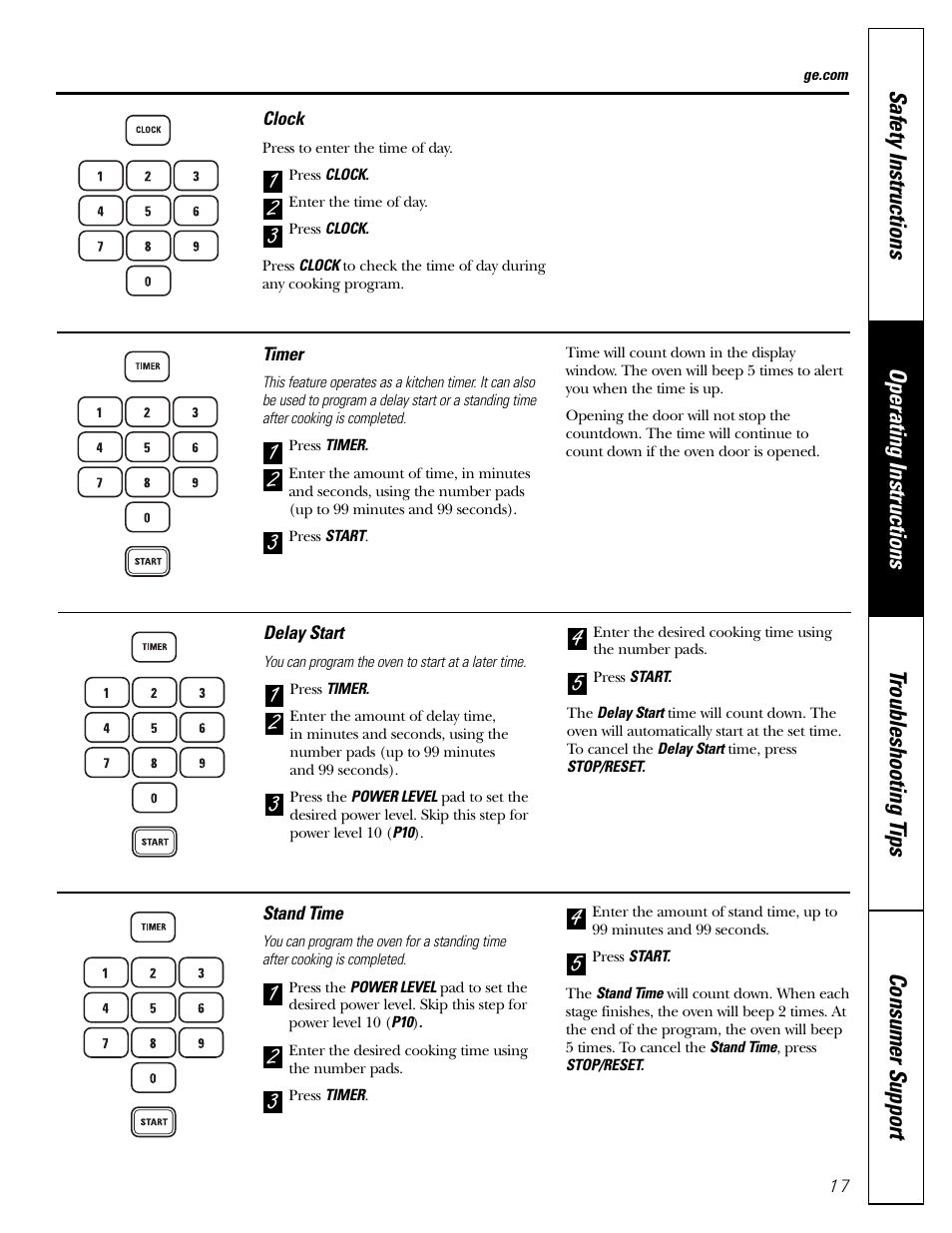GE JES2251SJ User Manual | Page 17 / 24