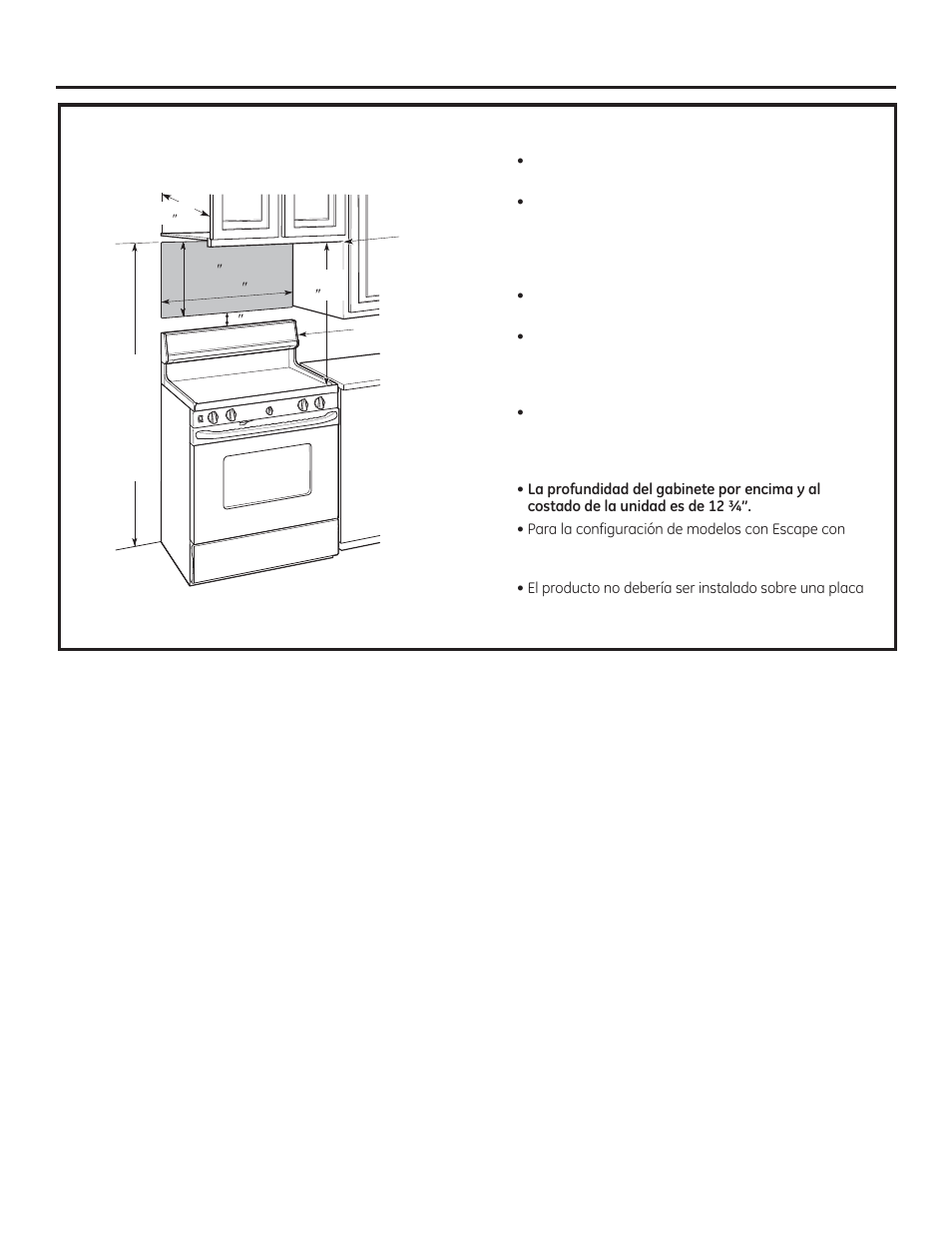 Instrucciones de instalación espacio de montaje | GE JNM3161DFBB User Manual | Page 32 / 48