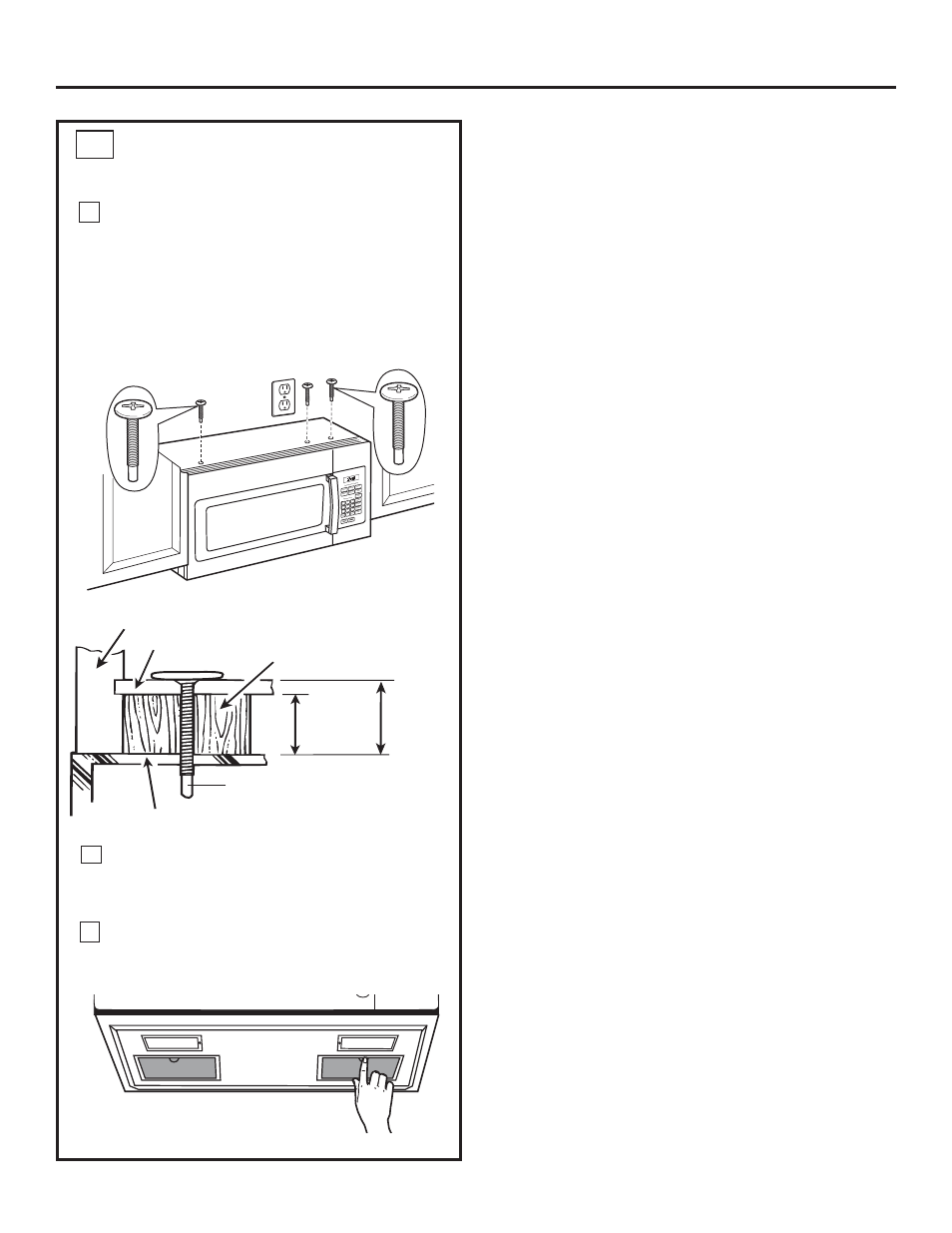 Instrucciones de instalación, Monte el horno microondas (cont.) c5 | GE JNM3161DFBB User Manual | Page 47 / 48