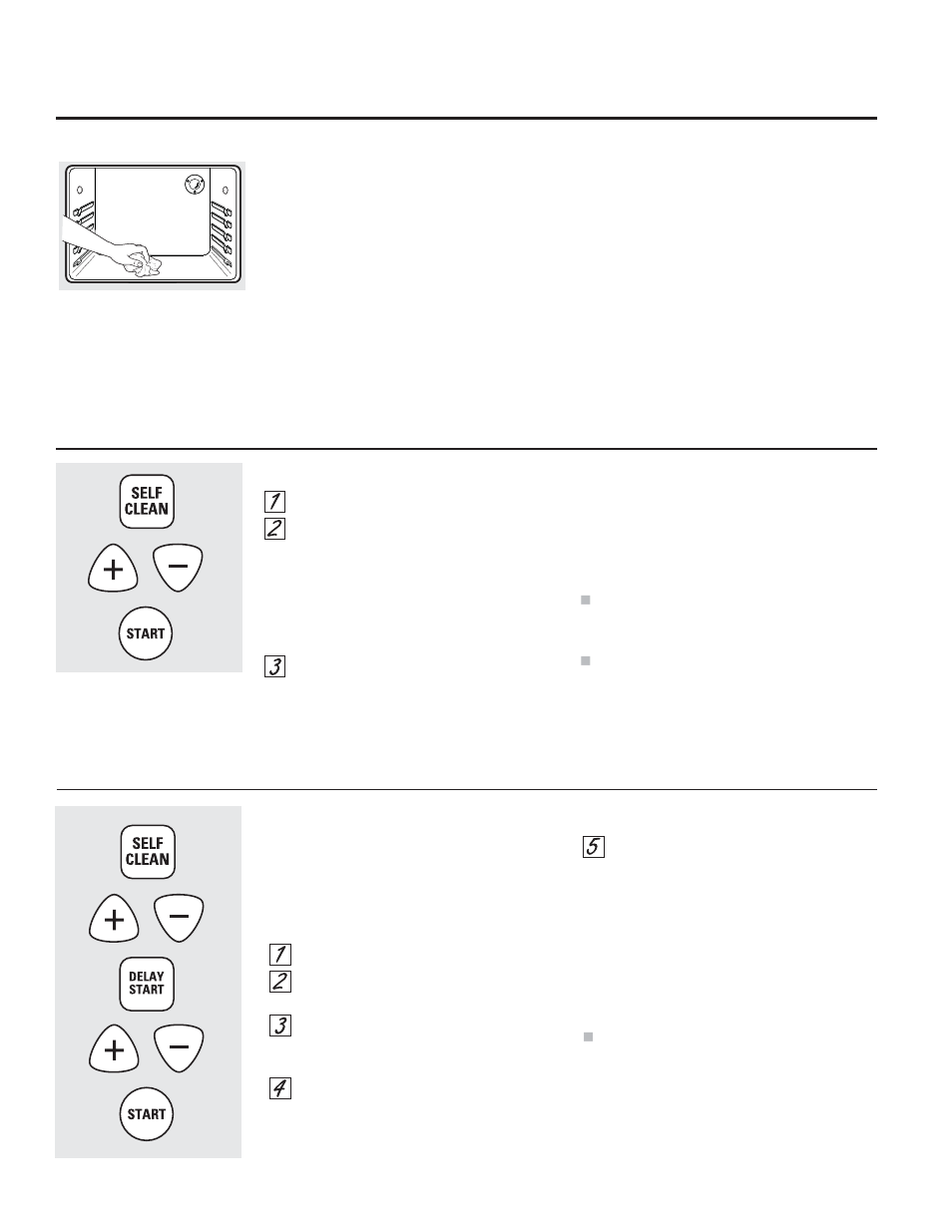 Using the self-cleaning oven | GE JGRP20WEJWW User Manual | Page 18 / 28