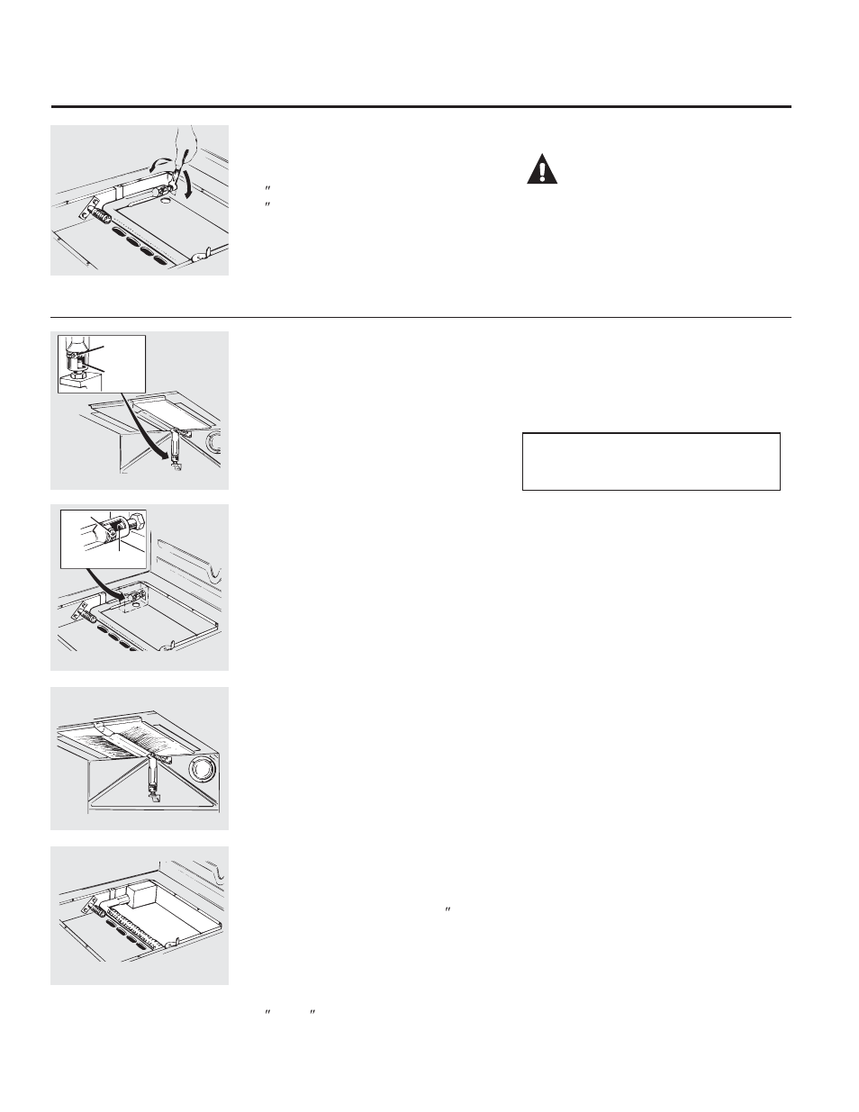 Care and cleaning of the oven, Warning | GE JGRP20WEJWW User Manual | Page 22 / 28