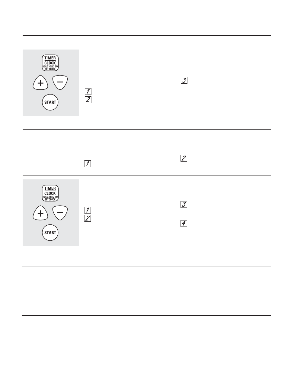 Using the clock and timer | GE JGRP20WEJWW User Manual | Page 7 / 28