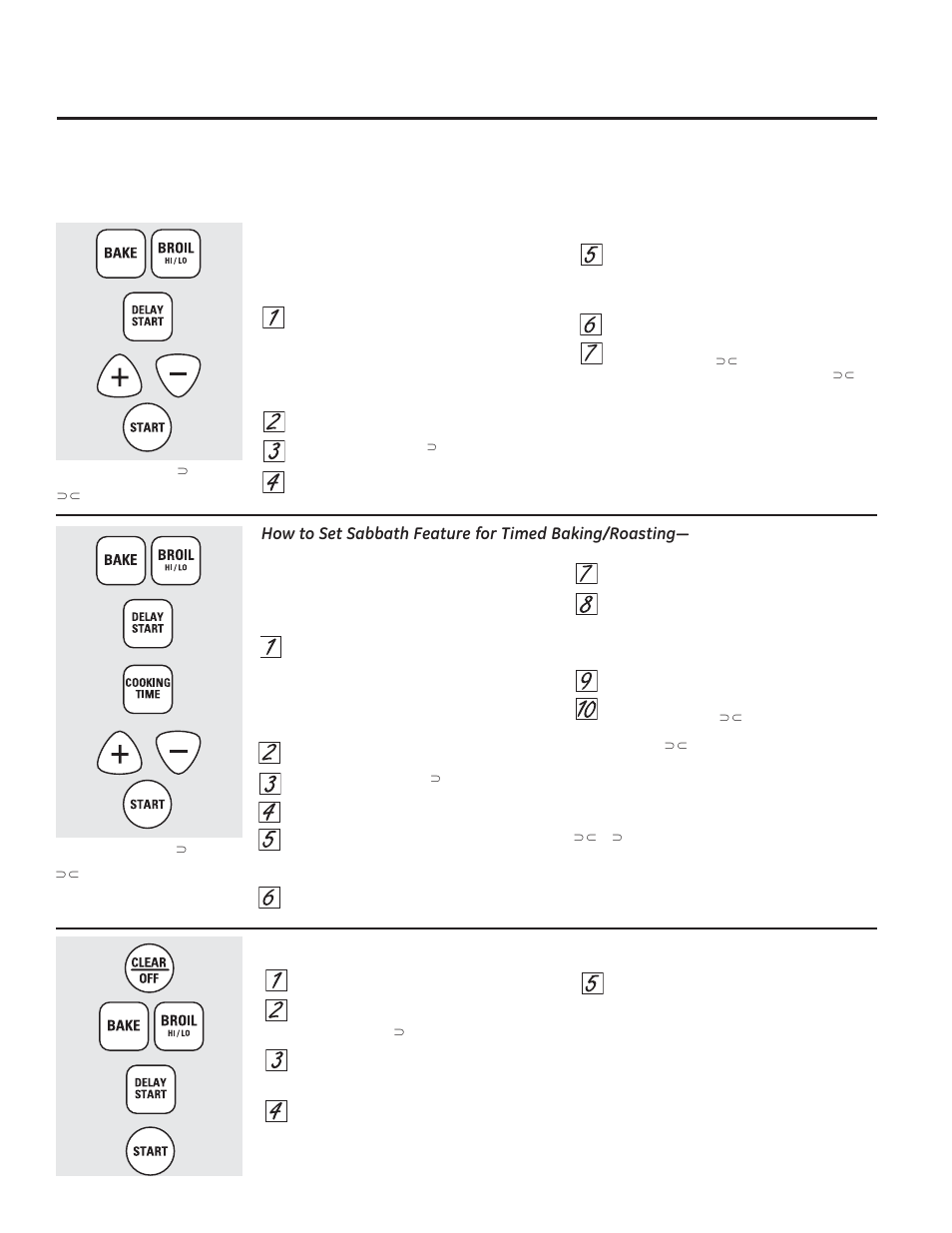 Using the sabbath feature, On some models) | GE JGRS06BEJBB User Manual | Page 10 / 28