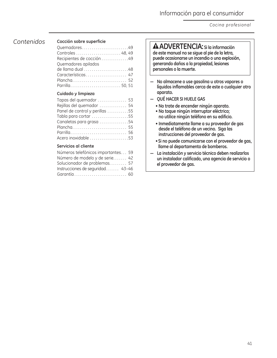 GE ZGU364NRPSS User Manual | Page 41 / 60