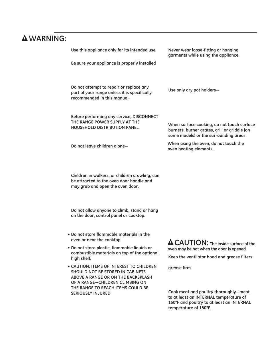 Important safety instructions, 51,1* safety precautions | GE ZGP304LRSS User Manual | Page 5 / 128