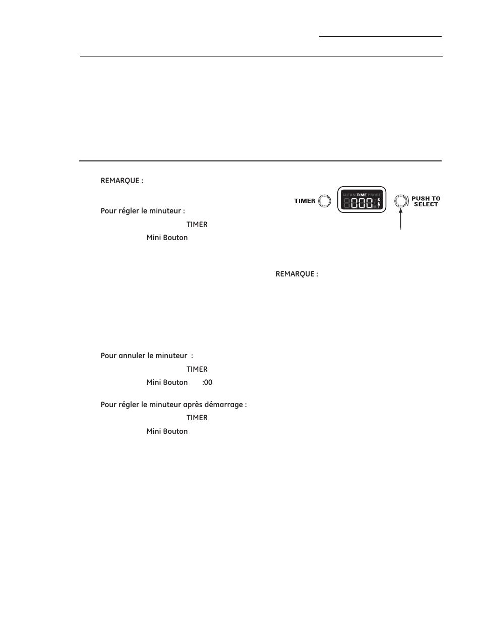 Minuteur, Après un programme de nettoyage, Four autonettoyant | GE ZGP304LRSS User Manual | Page 70 / 128