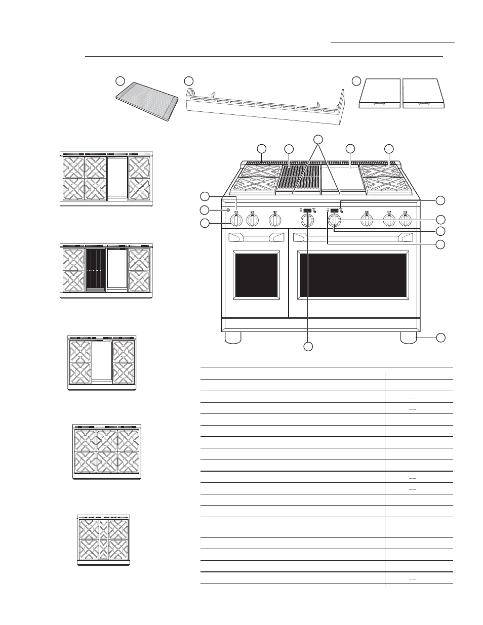 Design information, Features of your range | GE ZGP304LRSS User Manual | Page 9 / 128