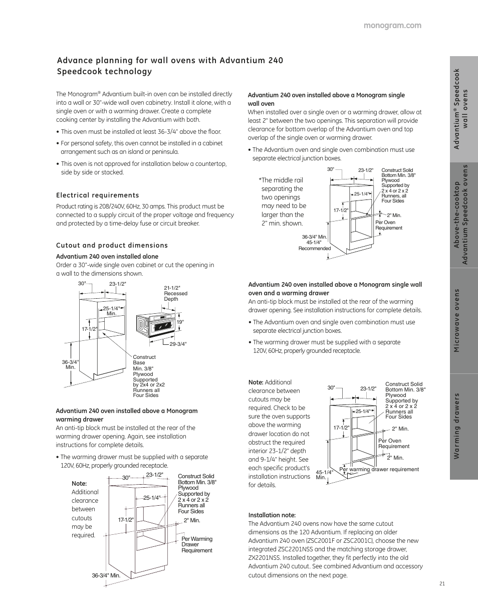 GE ZSC2201NSS User Manual | Page 2 / 3