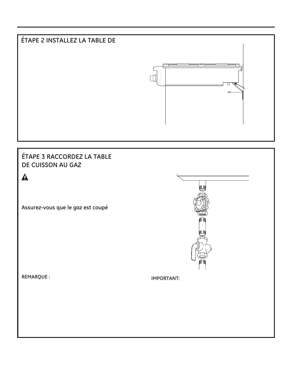 Installation, Avertissement | GE ZGU484NGPSS User Manual | Page 26 / 52