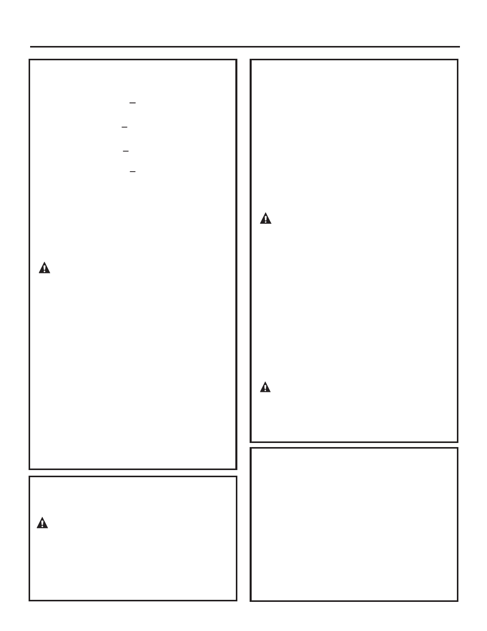 Información de seguridad antes de comenzar, Advertencia, Combinaciones de capuchas de ventilación | Precaución, Importante, Important | GE ZGU484NGPSS User Manual | Page 34 / 52