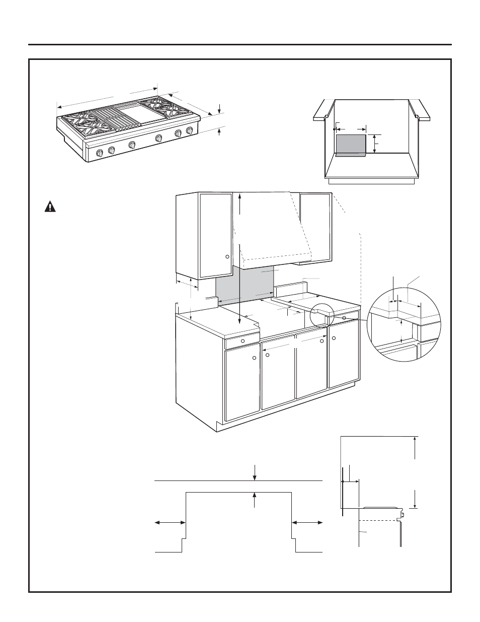 Información de diseño, Advertencia | GE ZGU484NGPSS User Manual | Page 36 / 52