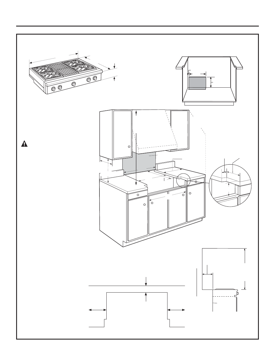 Información de diseño, Advertencia | GE ZGU484NGPSS User Manual | Page 37 / 52