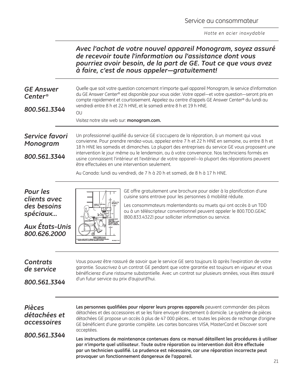 GE ZV850SPSS User Manual | Page 21 / 32