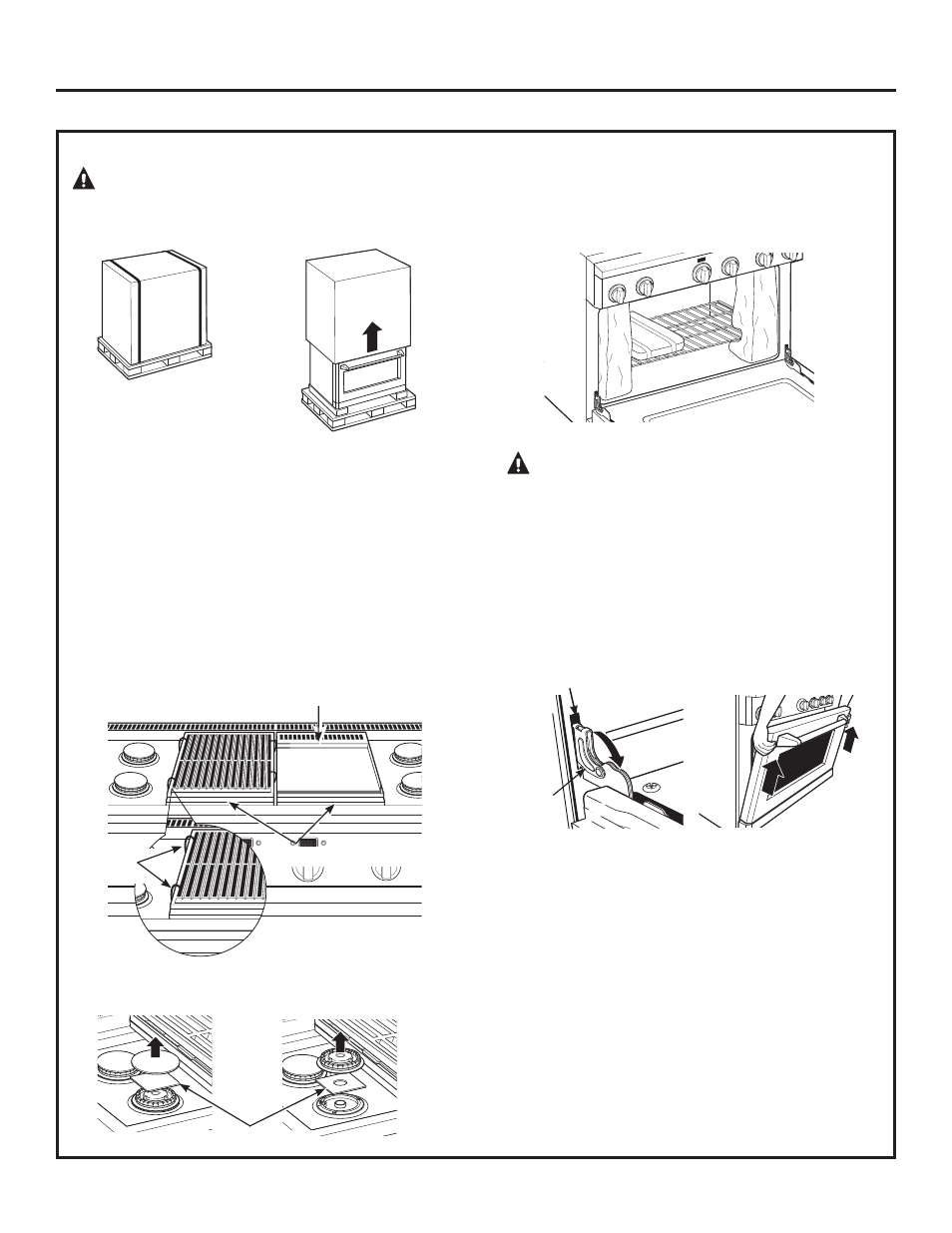 Installation, Caution | GE ZGP304NRSS User Manual | Page 10 / 80