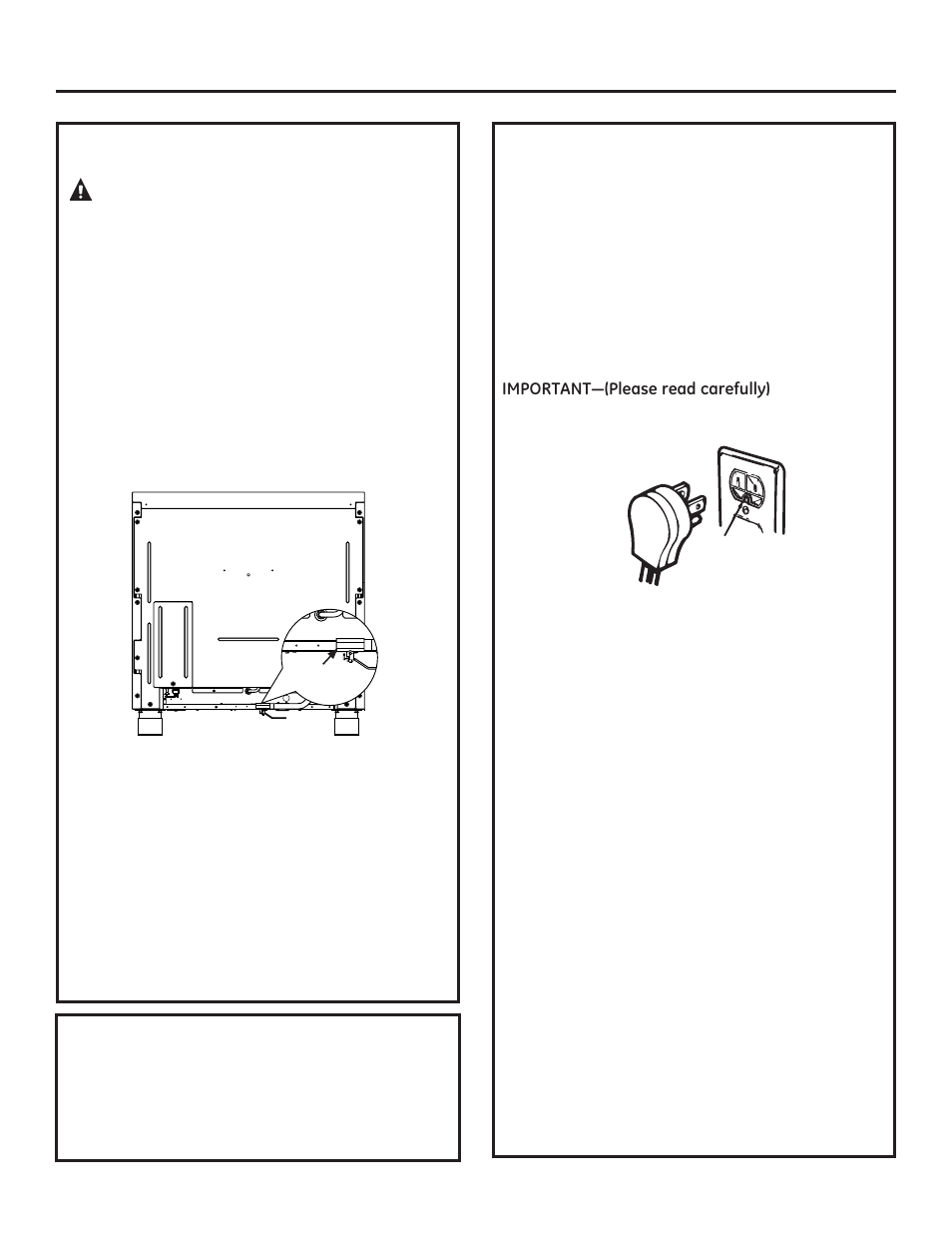 Warning, Installation, Step 4 step 5 step 5 | GE ZGP304NRSS User Manual | Page 13 / 80