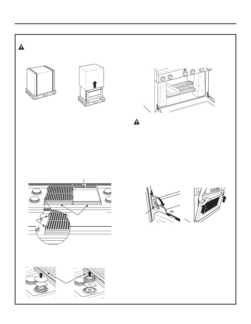 Installation, Attention | GE ZGP304NRSS User Manual | Page 35 / 80