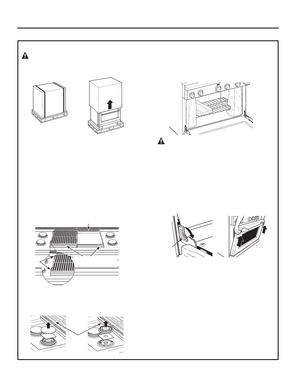 Instalación, Precaución | GE ZGP304NRSS User Manual | Page 60 / 80