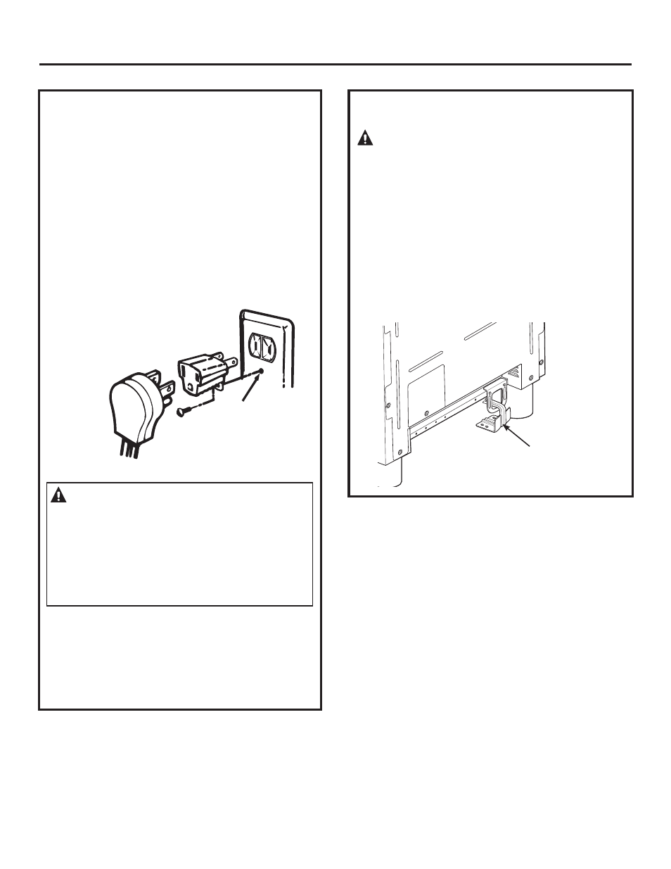 Instalación, Advertencia, Precaución | Coloque la cocina en su posición, Paso 6, Conexión eléctrica (cont.) paso 5 | GE ZGP304NRSS User Manual | Page 64 / 80