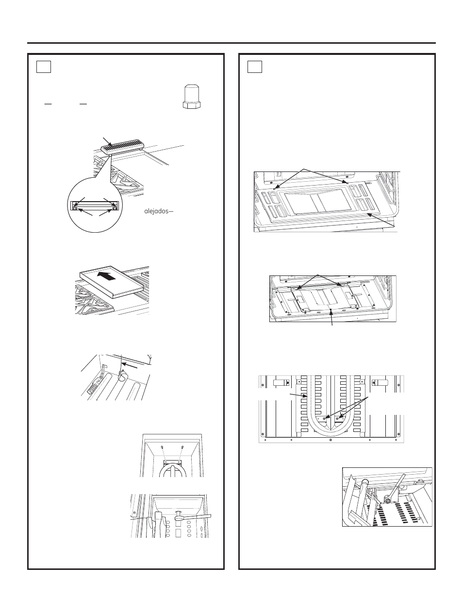 5 cambie el orificio de la plancha | GE ZGP304NRSS User Manual | Page 74 / 80