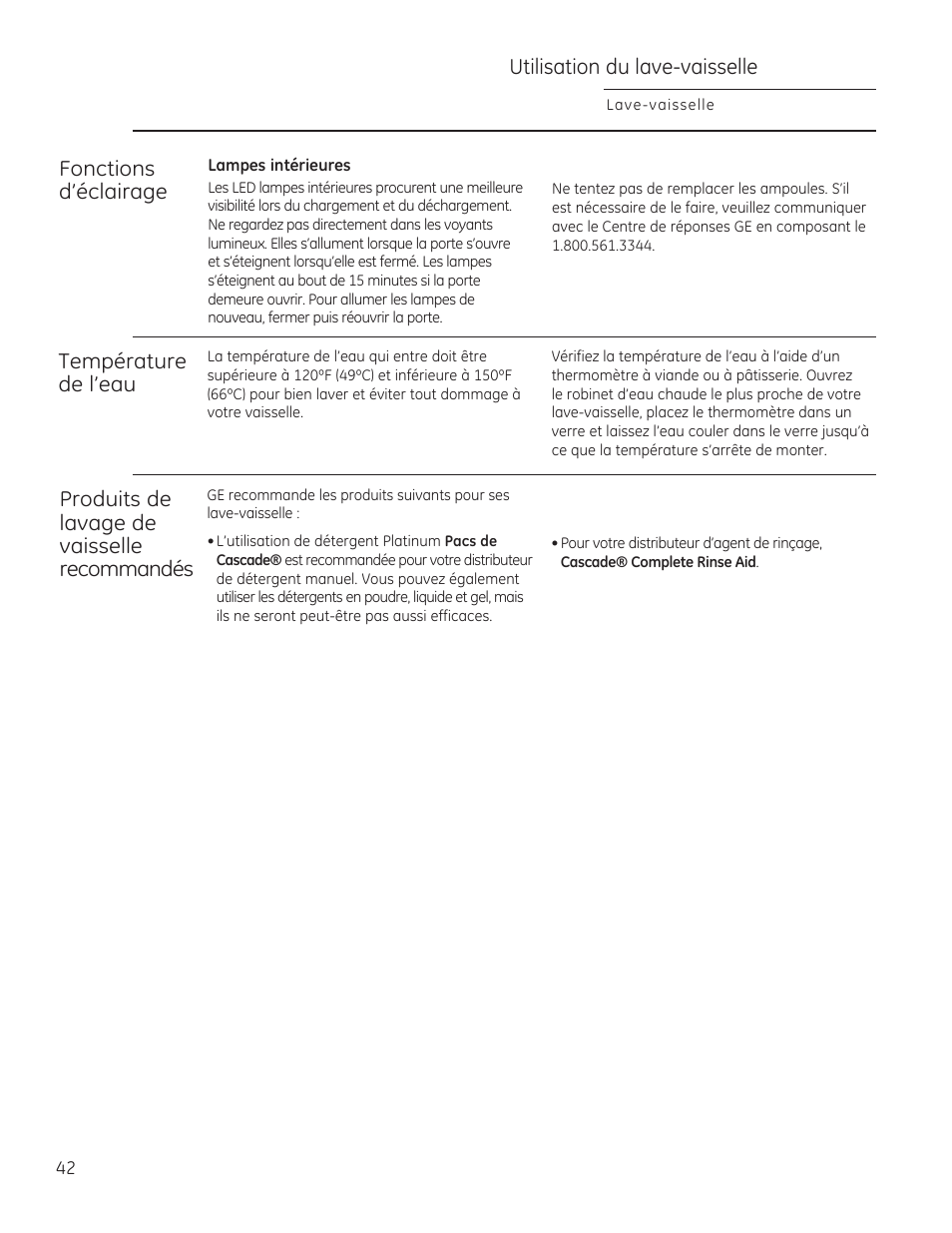 GE ZDT870SIFII User Manual | Page 42 / 96