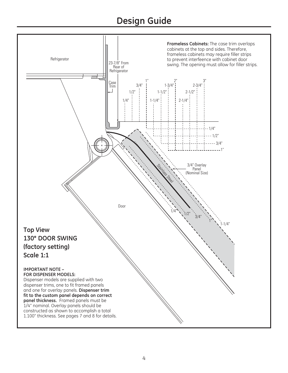 Design guide | GE ZIS420NX User Manual | Page 4 / 24