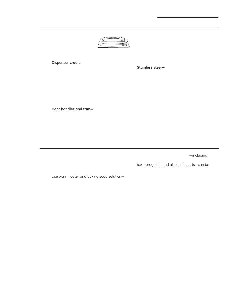 Cleaning outside, Care and cleaning, Cleaning inside | GE ZISB360DX User Manual | Page 19 / 32