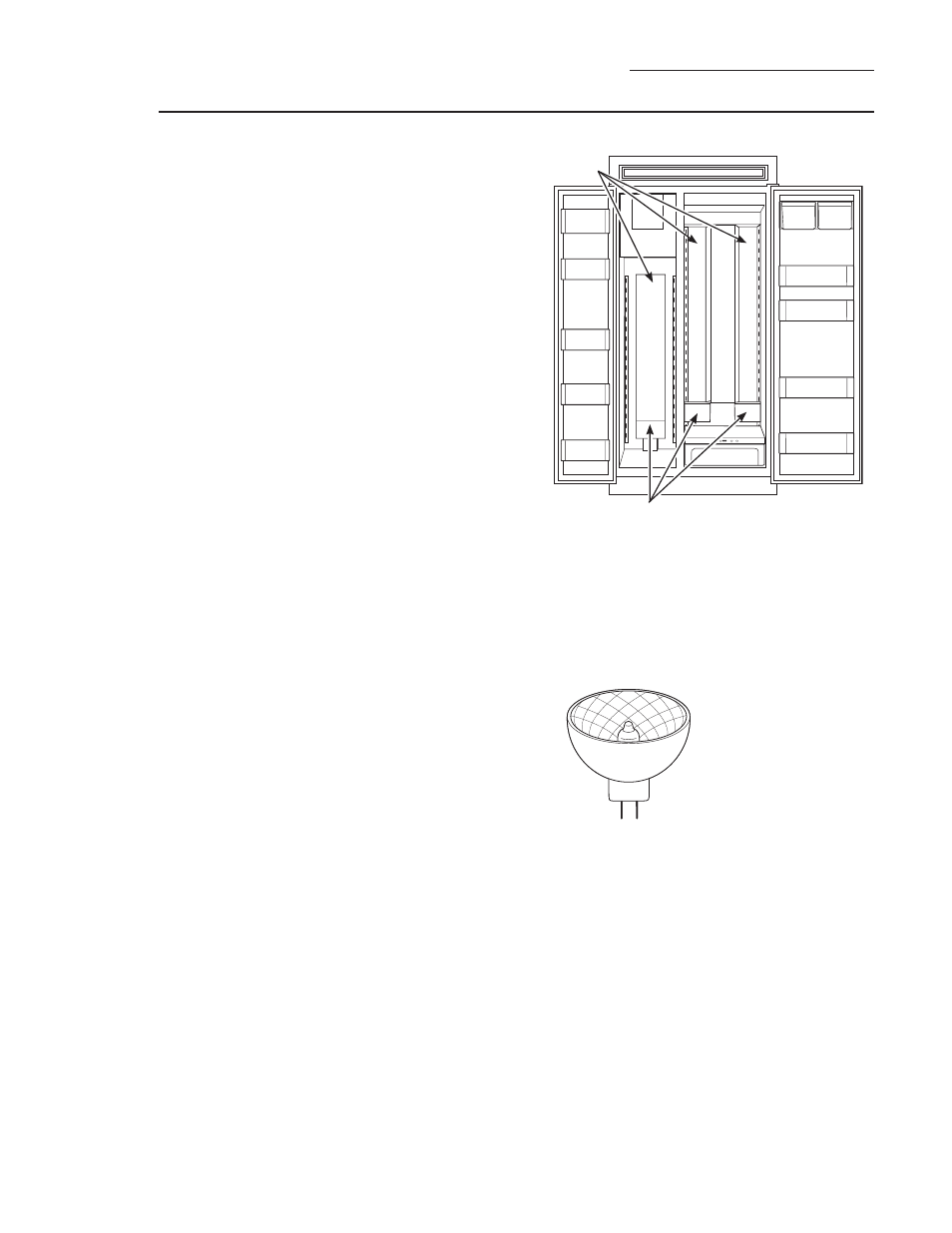 Warning, Avertissement, Light bulb replacement care and cleaning | GE ZISB360DX User Manual | Page 20 / 32