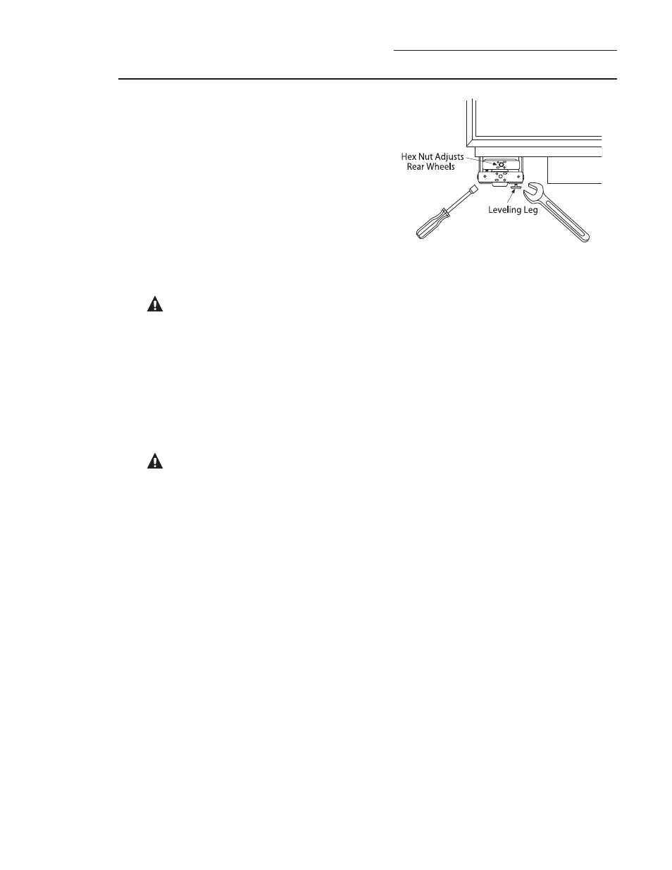 Caution, Prudence | GE ZIRS360NXRH User Manual | Page 19 / 28