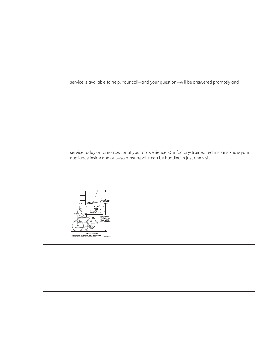 In-home repair service, Service contracts, Parts and accessories | For customers with special needs, Consumer services | GE ZIRS360NXRH User Manual | Page 27 / 28