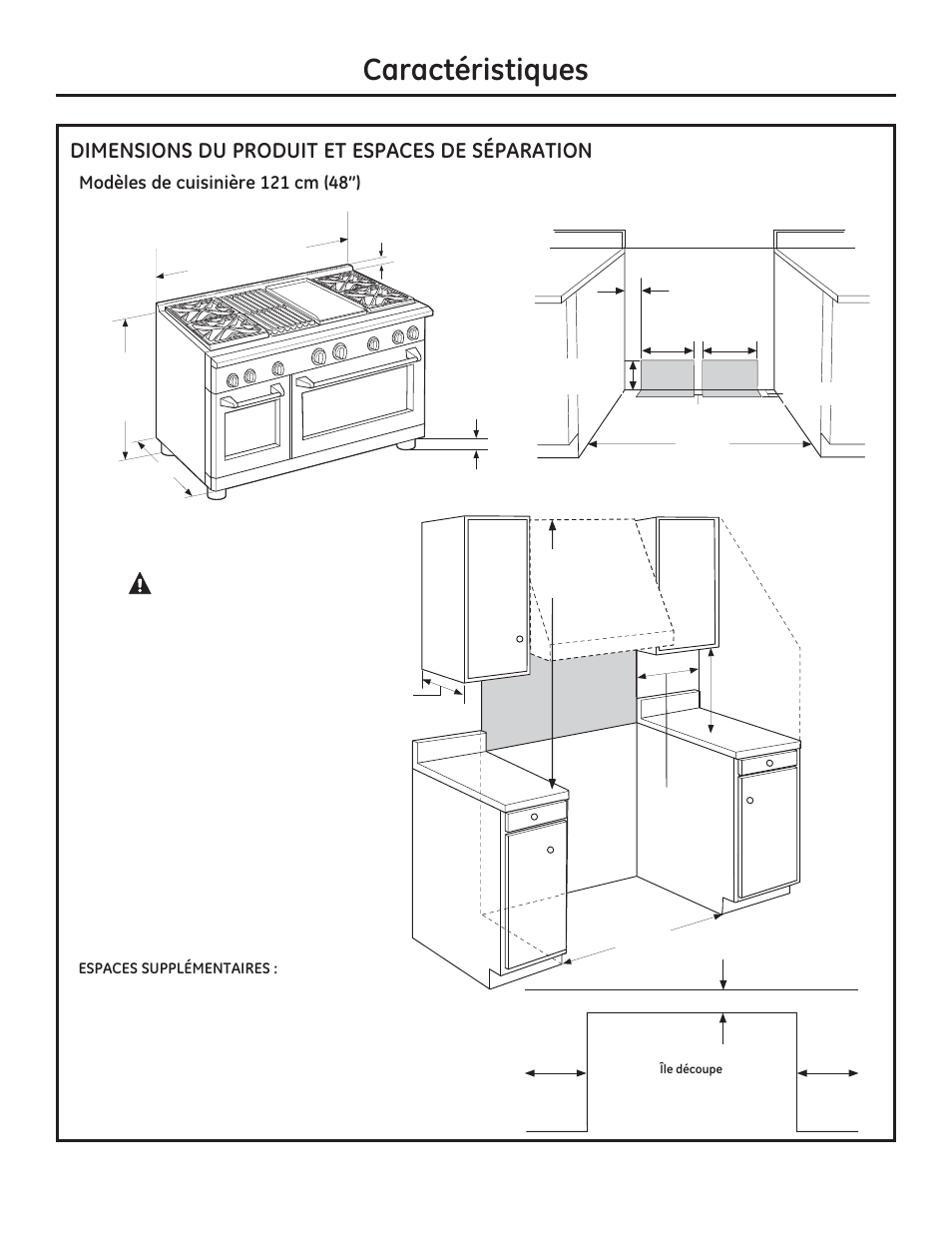 Dudfwpulvwltxhv, Avertissement, 0rgqohvghfxlvlqlquhfp µ | GE ZDP364NDPSS User Manual | Page 26 / 68