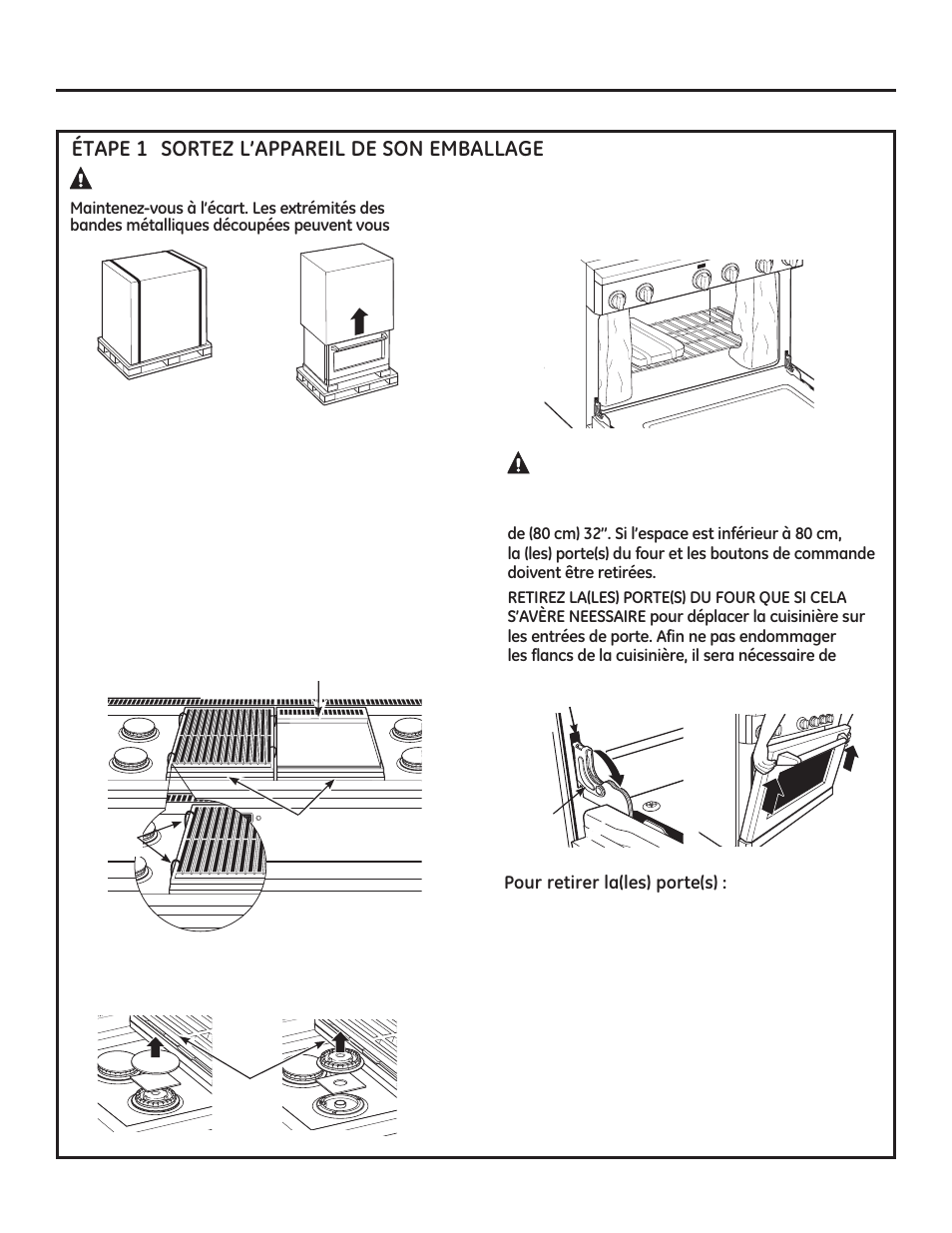 Installation, Attention | GE ZDP364NDPSS User Manual | Page 33 / 68