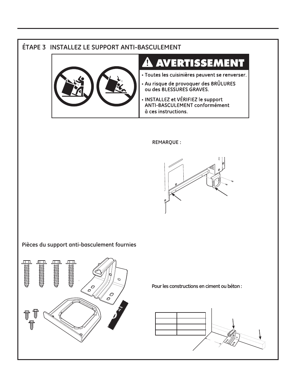 Installation | GE ZDP364NDPSS User Manual | Page 35 / 68