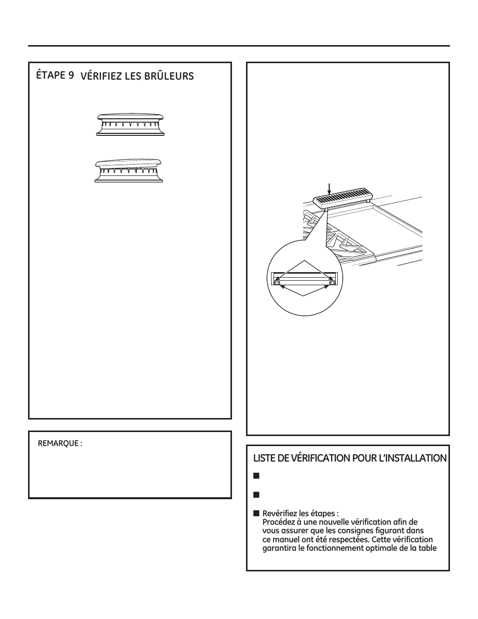 Installation, E7$3, Terminez l’installation | GE ZDP364NDPSS User Manual | Page 38 / 68