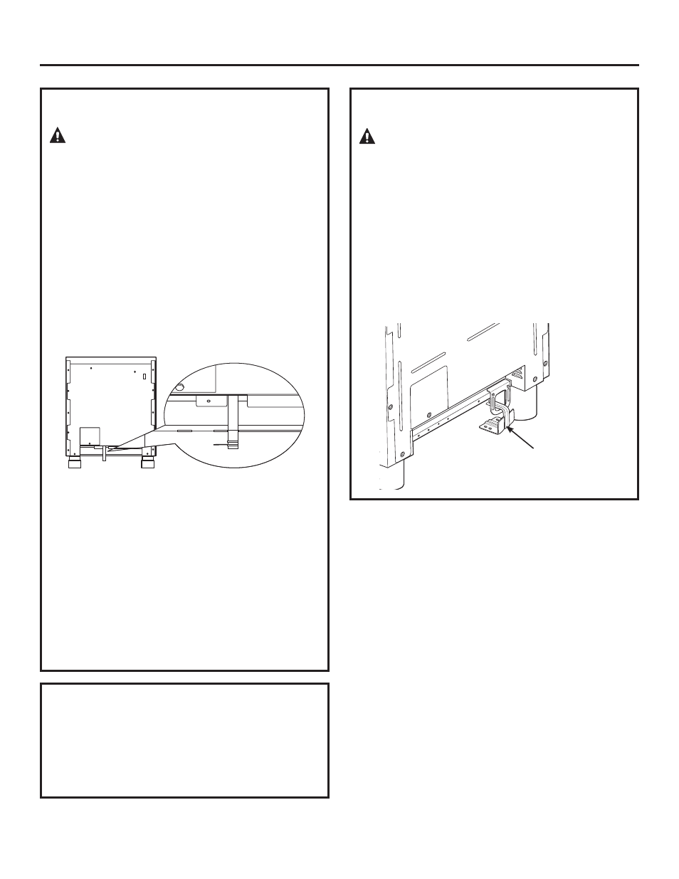 Advertencia, Instalación | GE ZDP364NDPSS User Manual | Page 58 / 68