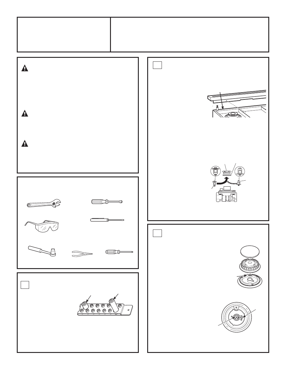 Instrucciones, De instalación, Advertencia | Conversión de gas natural a gas lp, Conversión de gas lp a gas natural | GE ZDP364NDPSS User Manual | Page 65 / 68