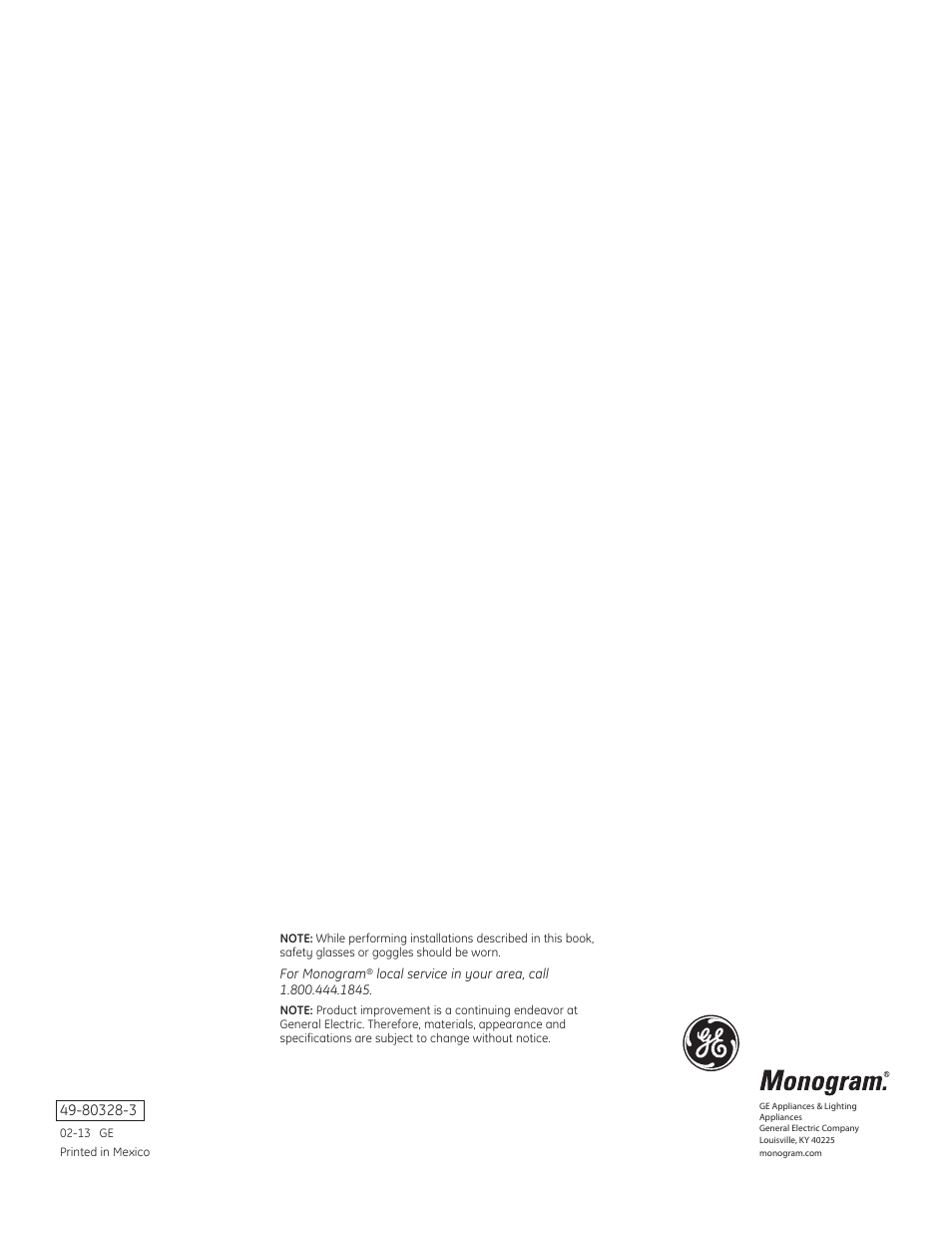 GE ZV900SLSS User Manual | Page 20 / 20