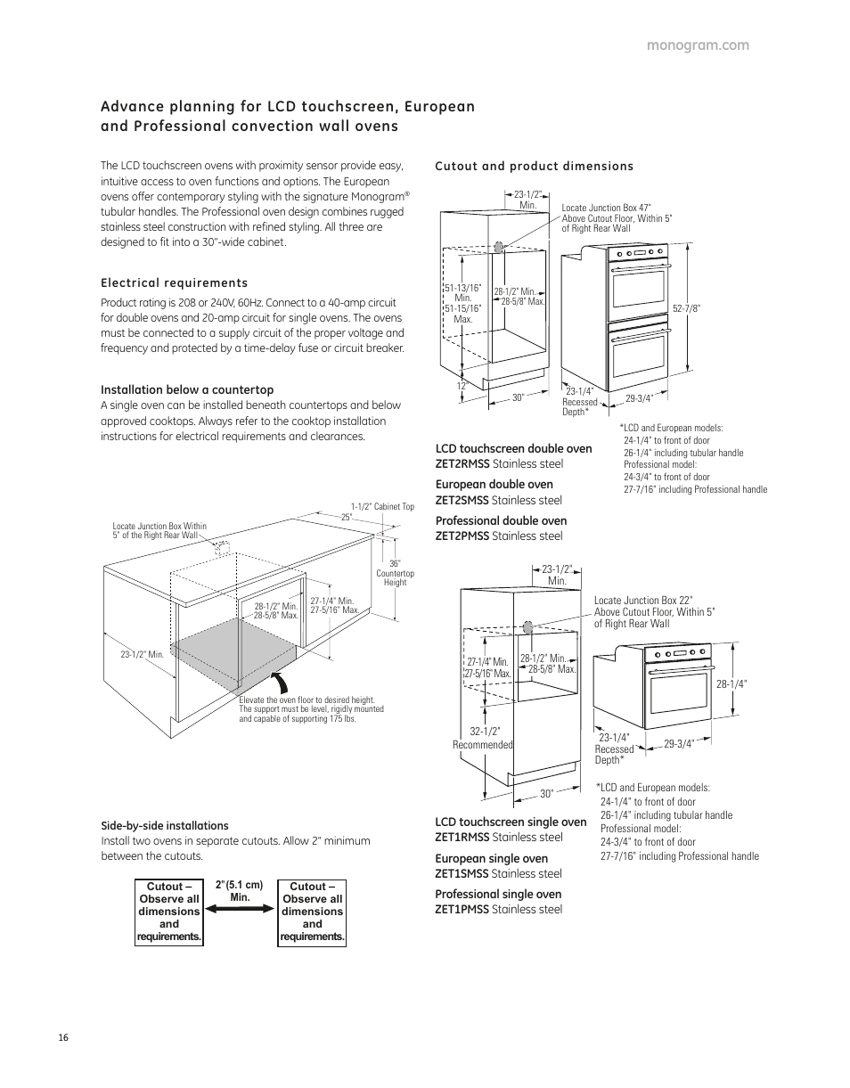 625dia9 | GE ZET1PMSS User Manual | Page 2 / 3