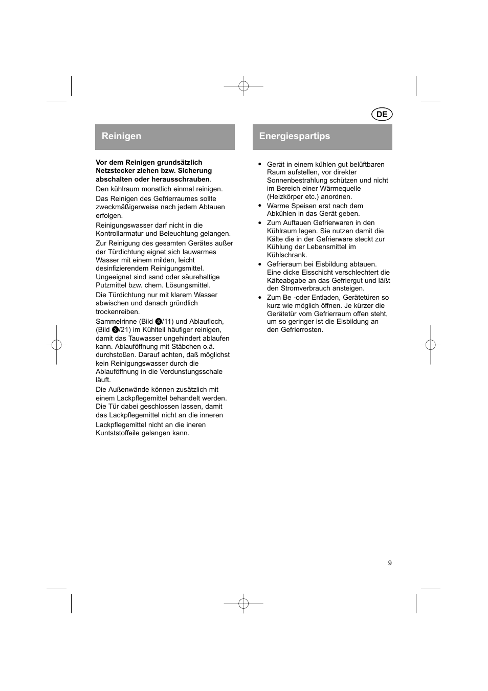 Bosch KGS37340 User Manual | Page 11 / 76