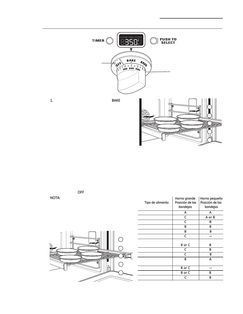 Horneado, Cómo configurar el horno para hornear | GE ZDP486NDPSS User Manual | Page 104 / 128