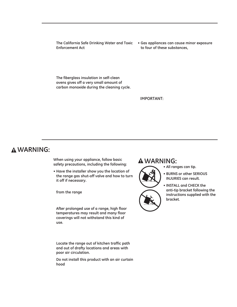 Important safety instructions, Important safety notice, 51,1* safety precautions | GE ZDP486NDPSS User Manual | Page 4 / 128