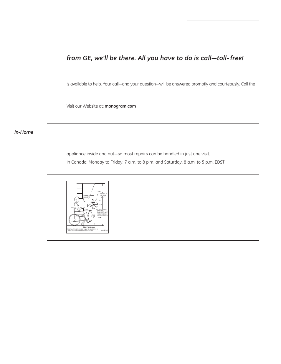 Consumer services | GE ZDP486NDPSS User Manual | Page 42 / 128