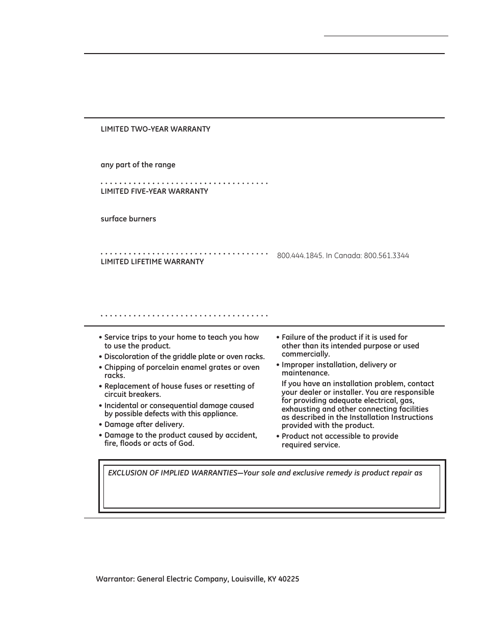 Warranty, What is covered, What is not covered | GE ZDP486NDPSS User Manual | Page 44 / 128