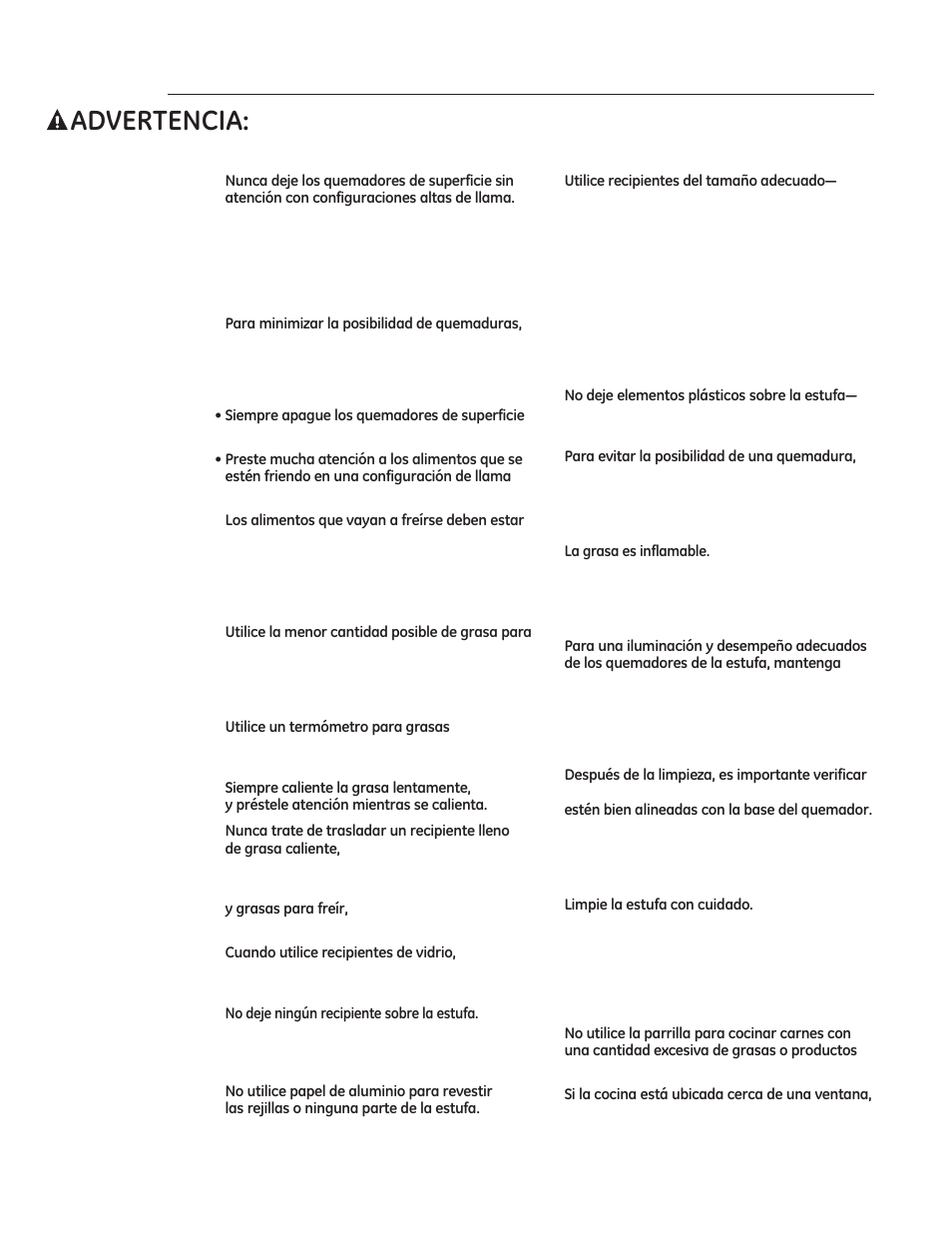 Instrucciones importantes de seguridad | GE ZDP486NDPSS User Manual | Page 92 / 128