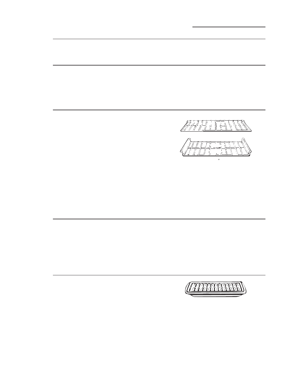 Partes de metal y acero inoxidable, Asadera y rejilla, Cuidados y limpieza | Parrillas de horno | GE ZEK938SMSS User Manual | Page 120 / 128